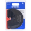 image:imageDremel MM450B 3Pack Wood amp Drywall Oscillating MultiTool Blades Cutting Blades Perfect For Precise Cuts  Universal QuickFit Interface Fits Bosch Makita Milwaukee and Rockwell Black3 Pack